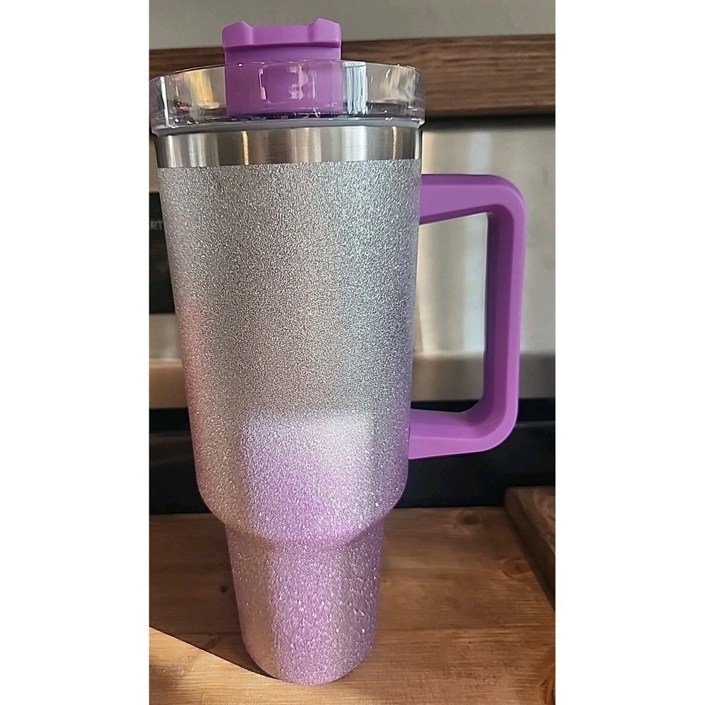 Shiny 304 stainless‎ steel thermos mug 30 oz coffee mug beer mug with straw